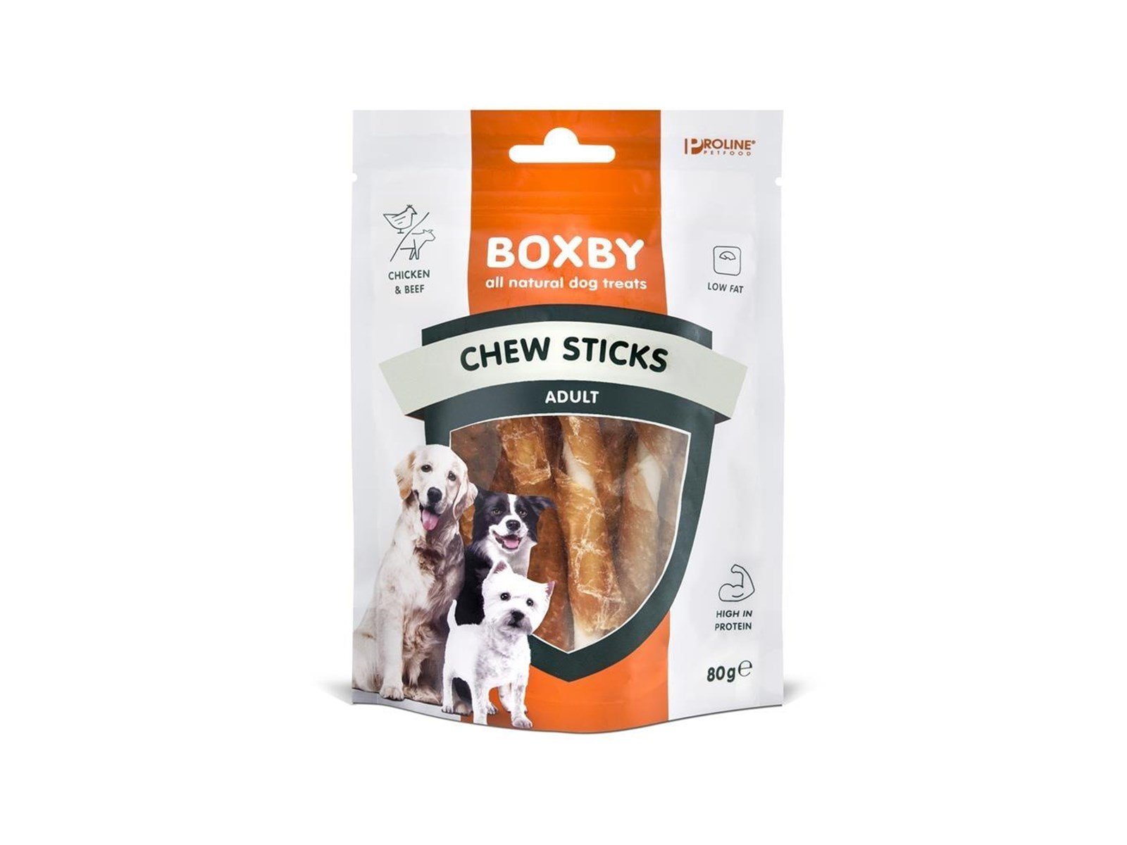 BOXBY Chew Sticks Chicken 80g BOXBY Chew Sticks Chicken 80g